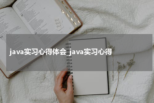 java实习心得体会_java实习心得