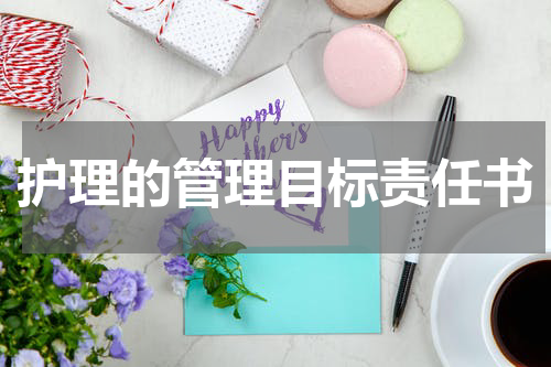 护理的管理目标责任书