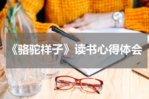 《骆驼祥子》读书心得体会