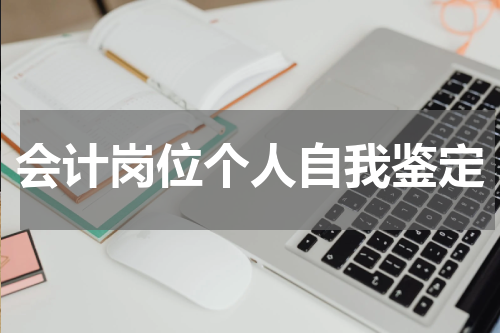 会计岗位个人自我鉴定