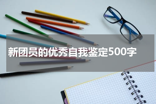 新团员的优秀自我鉴定500字