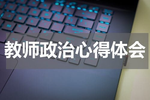 教师政治心得体会