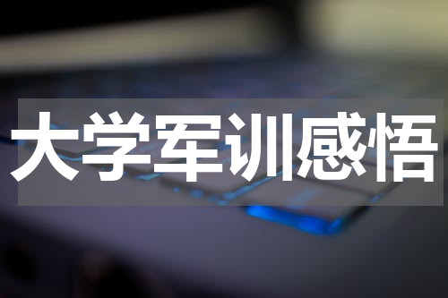大学军训感悟