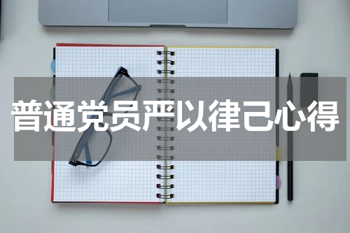 普通党员严以律己心得