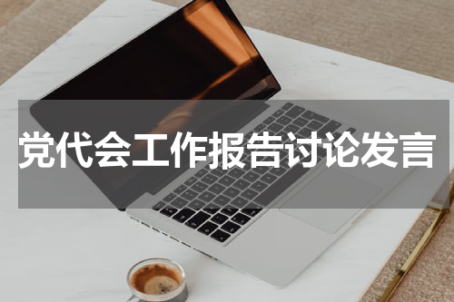 党代会工作报告讨论发言