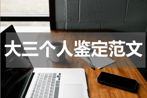 大三个人鉴定范文