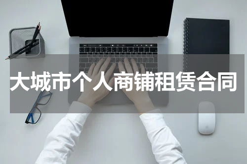 大城市个人商铺租赁合同
