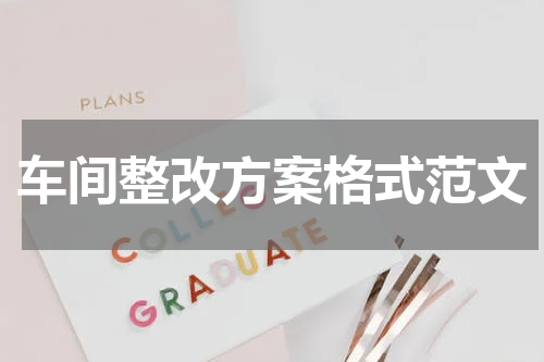 车间整改方案格式范文