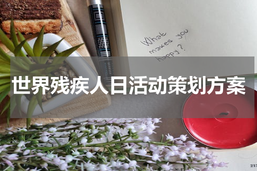 世界残疾人日活动策划方案