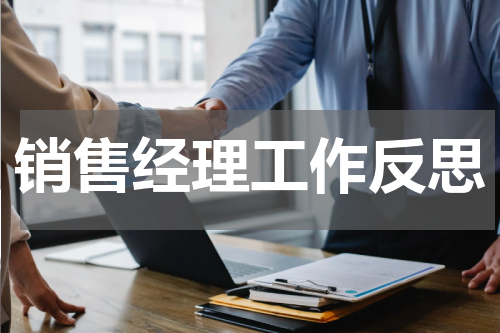 销售经理工作反思