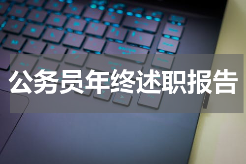 公务员年终述职报告