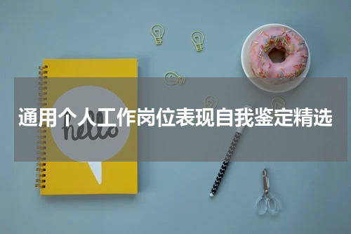 通用个人工作岗位表现自我鉴定精选