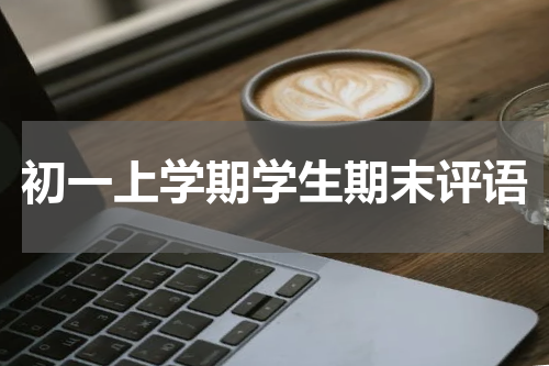 初一上学期学生期末评语