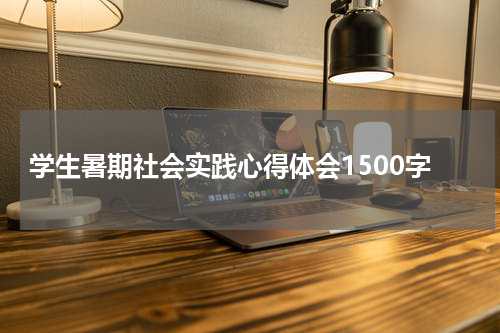 学生暑期社会实践心得体会1500字