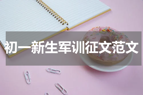 初一新生军训征文范文