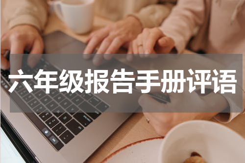 六年级报告手册评语