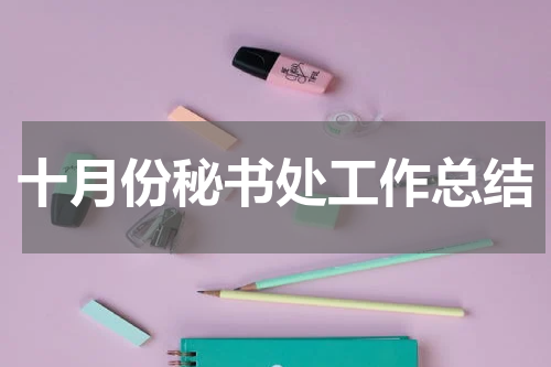 十月份秘书处工作总结