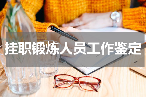 挂职锻炼人员工作鉴定