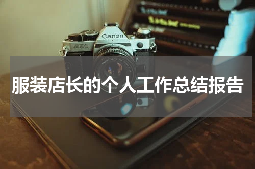服装店长的个人工作总结报告