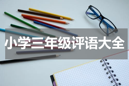 小学三年级评语大全