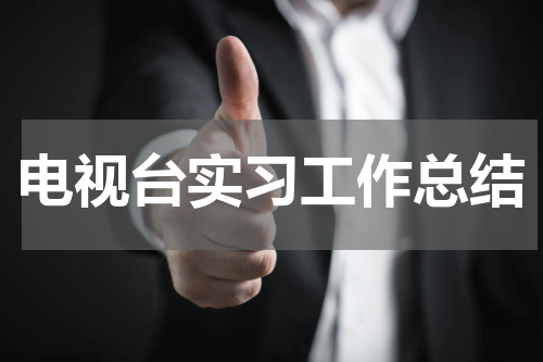 电视台实习工作总结