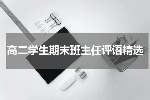 高二学生期末班主任评语精选