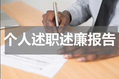 个人述职述廉报告