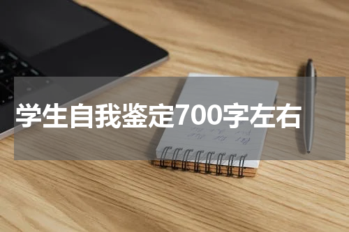 学生自我鉴定700字左右