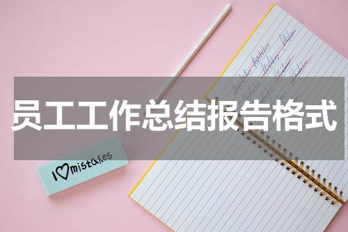员工工作总结报告格式
