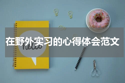 在野外实习的心得体会范文