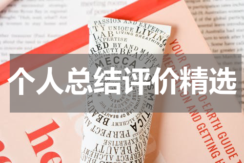 个人总结评价精选