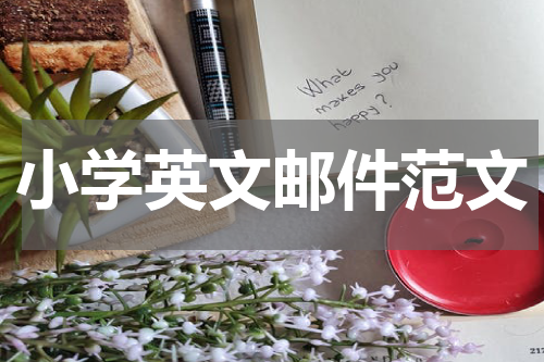 小学英文邮件范文