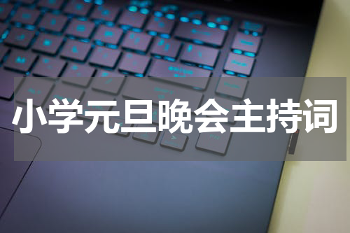 小学元旦晚会主持词