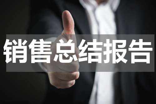 销售总结报告