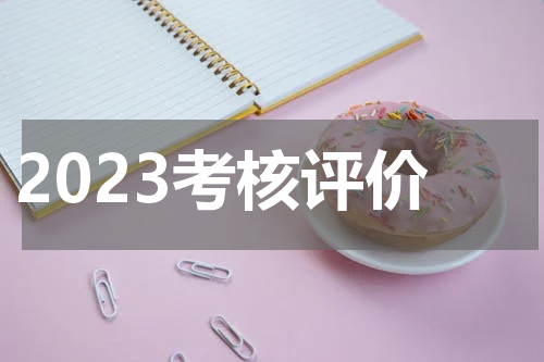 2023考核评价