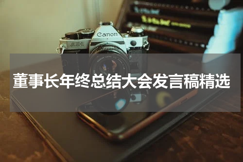 董事长年终总结大会发言稿精选