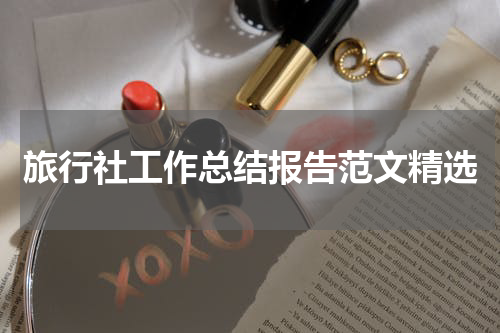 旅行社工作总结报告范文精选
