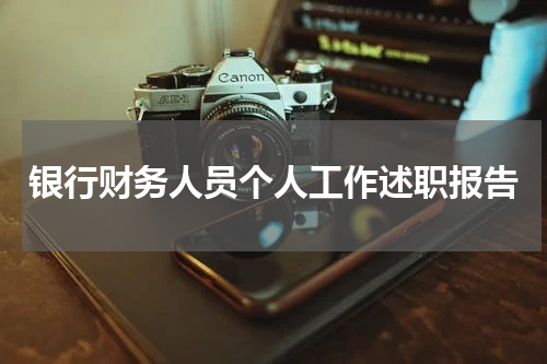 银行财务人员个人工作述职报告