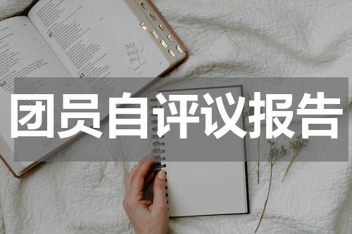 团员自评议报告