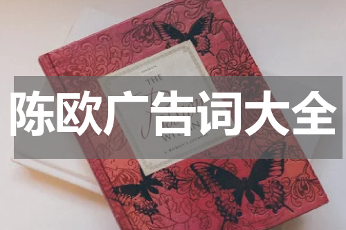 陈欧广告词大全