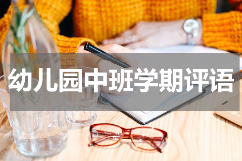 幼儿园中班学期评语