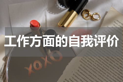 工作方面的自我评价