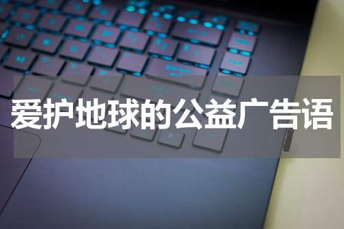 爱护地球的公益广告语