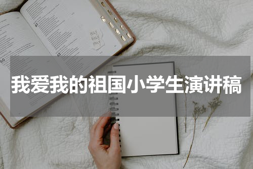 我爱我的祖国小学生演讲稿