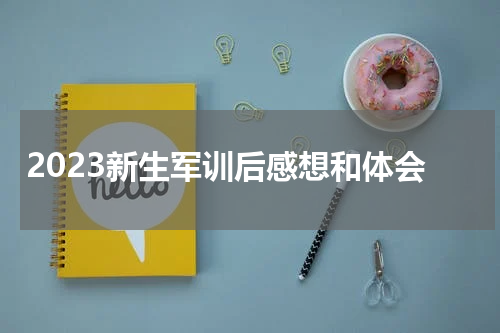 2023新生军训后感想和体会