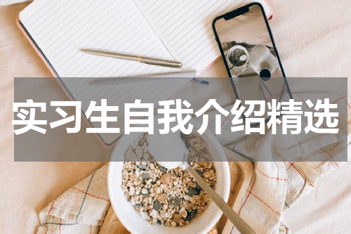 实习生自我介绍精选