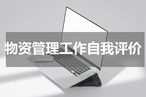物资管理工作自我评价