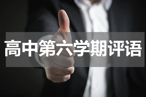 高中第六学期评语