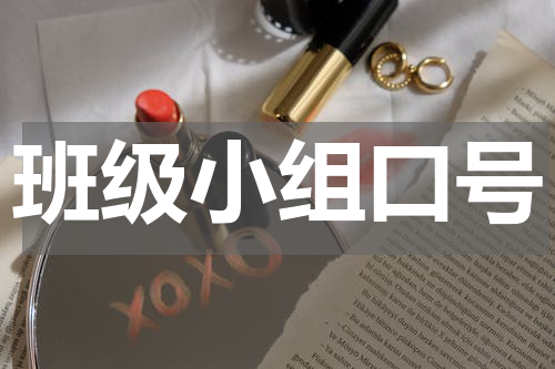 班级小组口号