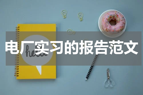 电厂实习的报告范文